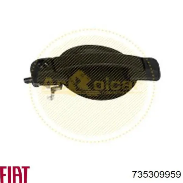 Klamka drzwi przednich zewnętrzna prawa Fiat/Alfa/Lancia 735309959 cena, od 31,13 USD