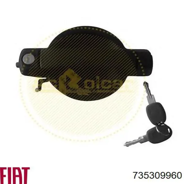 735309960 Fiat/Alfa/Lancia Klamka drzwi przednich zewnętrzna lewa
