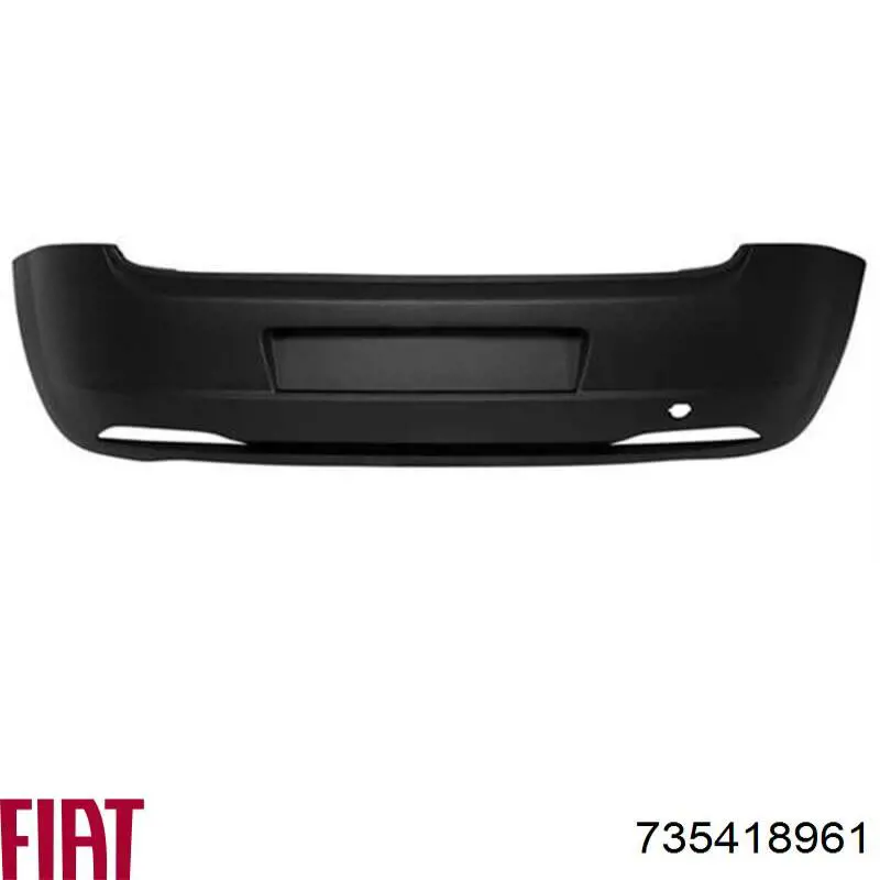 Zderzak tylny Fiat/Alfa/Lancia 735418961 cena, od 134,50 USD
