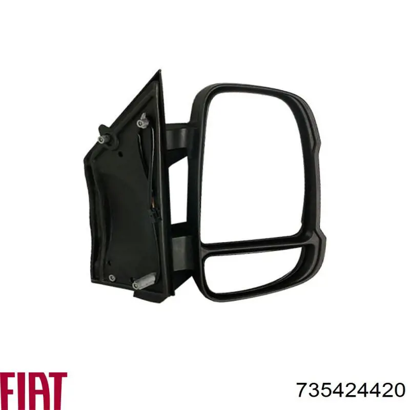 Lusterko wsteczne lewe 735424420 Fiat/Alfa/Lancia