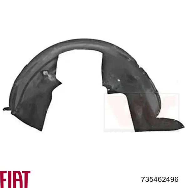 Nadkole błotnika przedniego prawe Fiat/Alfa/Lancia 735462496 cena, od 30,93 USD