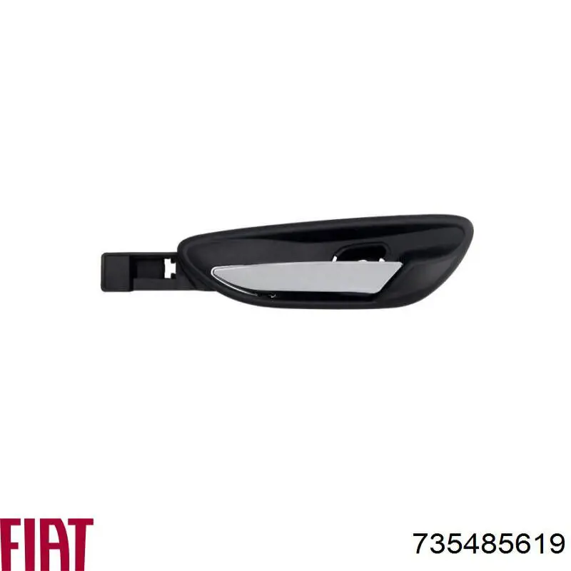 Klamka drzwi przednich zewnętrzna prawa Fiat/Alfa/Lancia 735485619 cena, od 47,25 USD