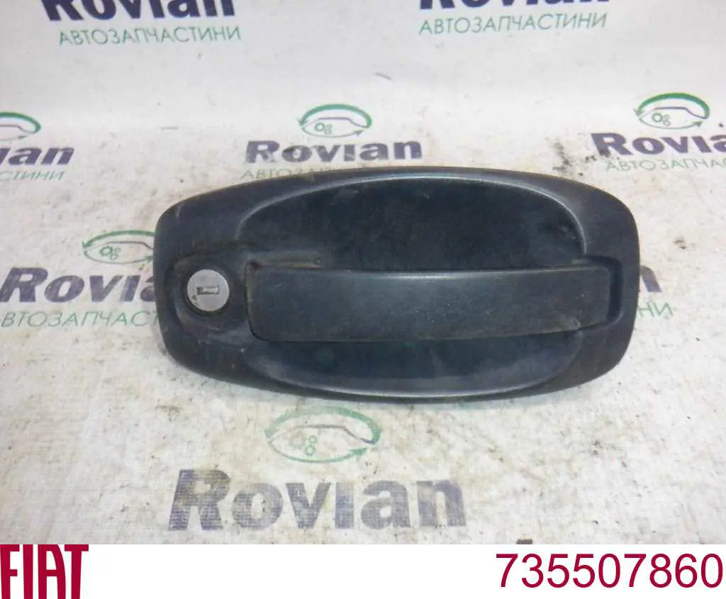 Do koszyka 735507860 Fiat/Alfa/Lancia Klamka drzwi bocznych (przesuwnych) zewnętrzna lewa