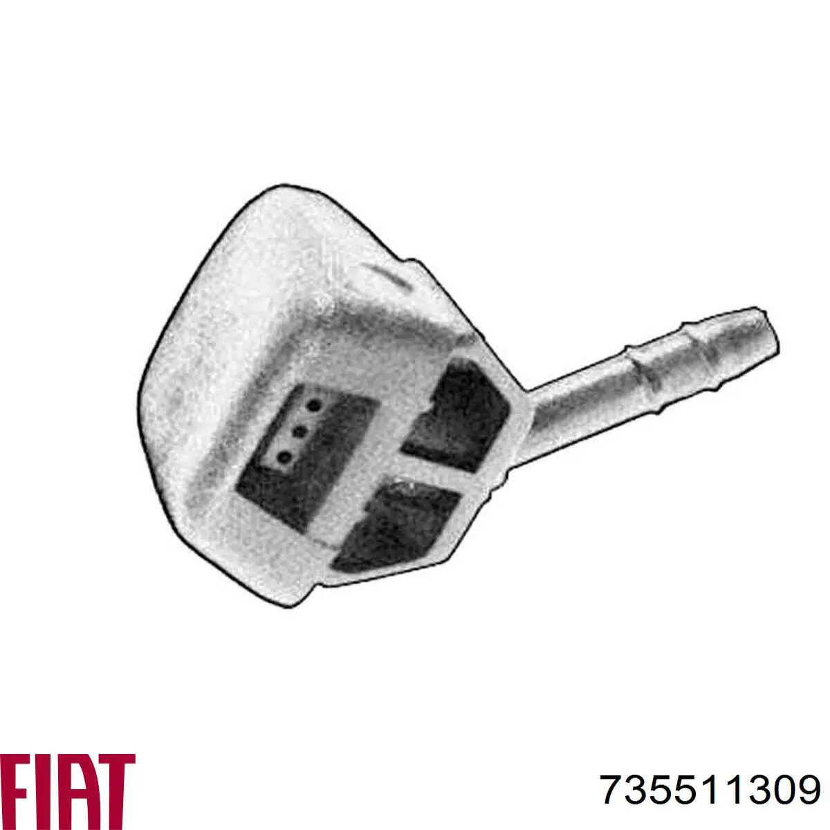 Dysza spryskiwacza szyby przedniej do Peugeot Boxer III 250