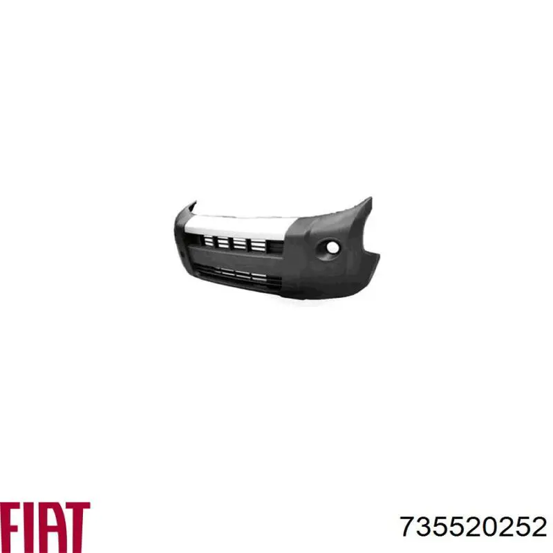 Zderzak przedni 735520252 Fiat/Alfa/Lancia