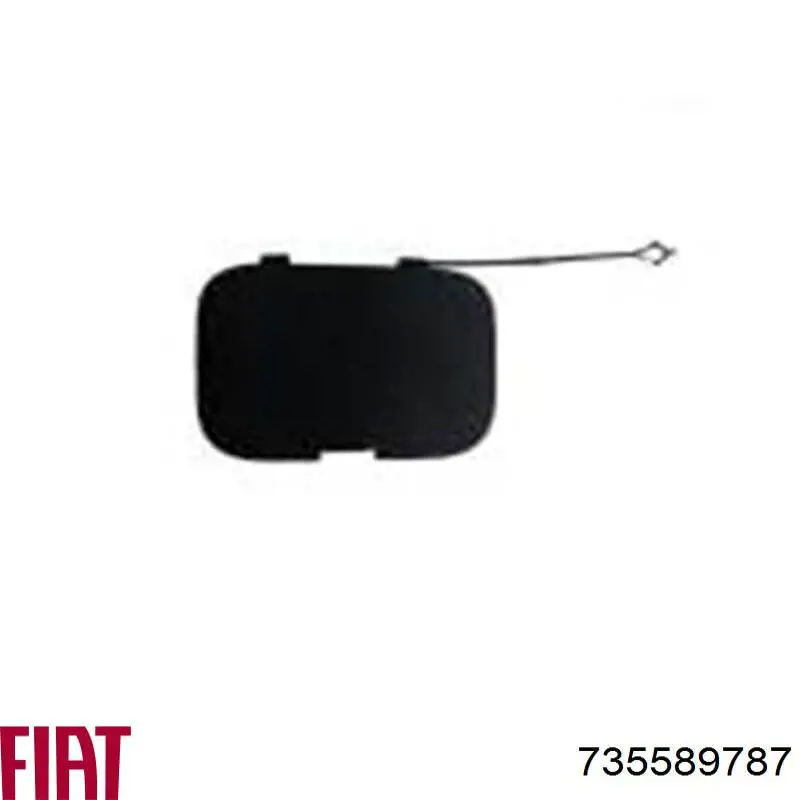 735589787 Fiat/Alfa/Lancia Zaślepka haku holowniczego zderzaka przednia