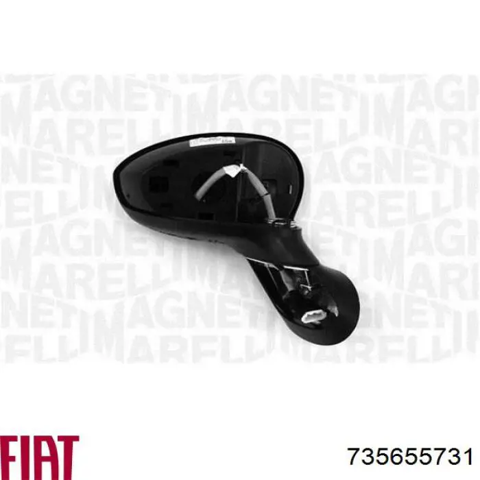 Lusterko wsteczne prawe Fiat 500 hatchback (312) (2007 - 2026) cena, od 117,53 USD
