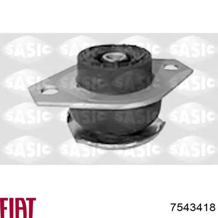 Do koszyka 7543418 Fiat/Alfa/Lancia Poduszka (podpora) silnika lewa