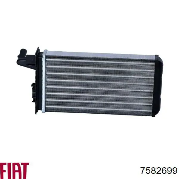 Do koszyka 7582699 Fiat/Alfa/Lancia Chłodnica nagrzewnicy (ogrzewacza)
