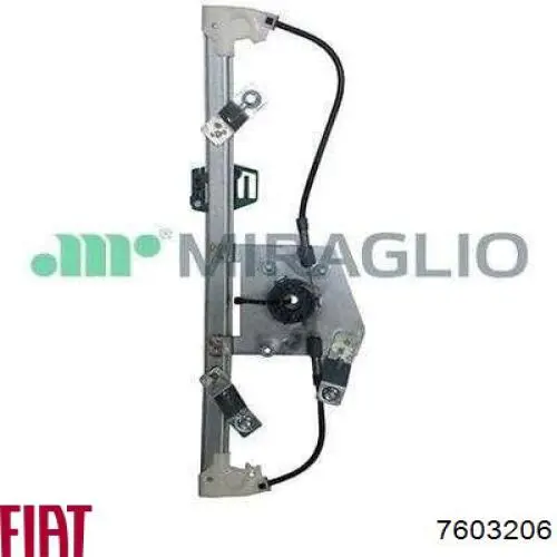 Mechanizm podnoszenia szyby drzwi przednich prawych Fiat Tempra sedana (159) (1990 - 1996) cena, od 65,04 USD