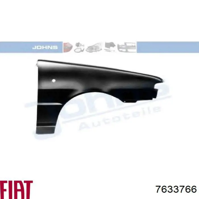 Błotnik przedni prawy Fiat/Alfa/Lancia 7633766 cena, od 35,73 USD