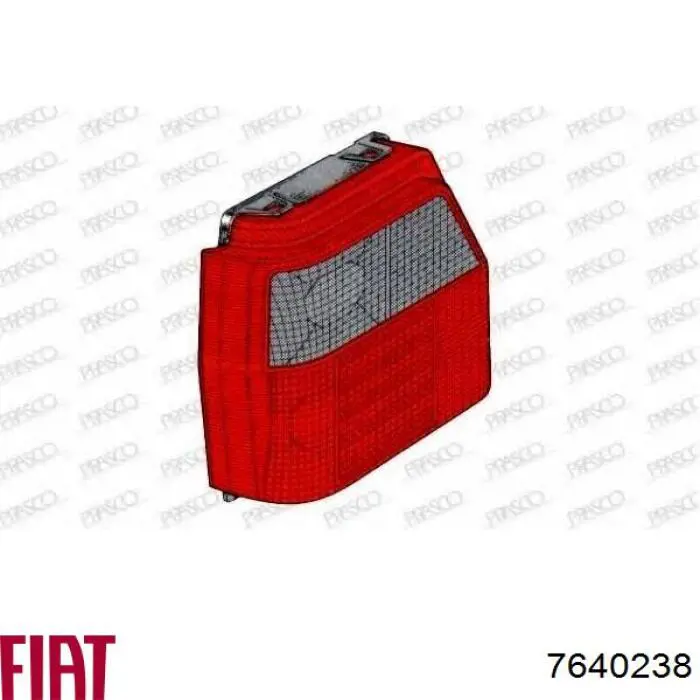 Lampa zespolona tylna prawa do Fiat Uno  146A