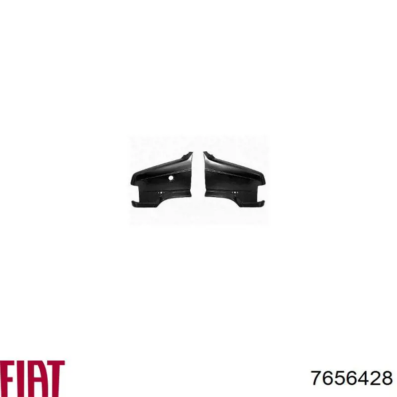 Do koszyka 7656428 Fiat/Alfa/Lancia Błotnik przedni lewy