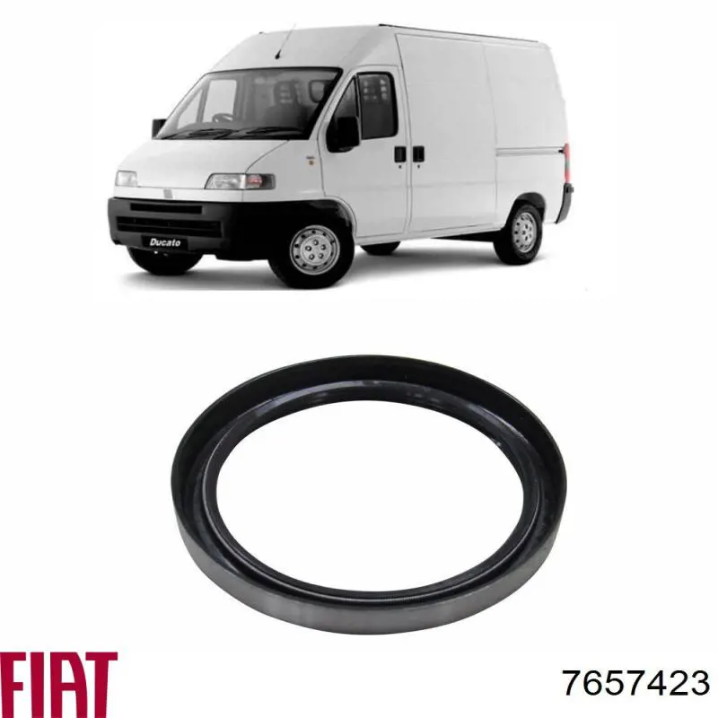 Do koszyka 7657423 Fiat/Alfa/Lancia Uszczelniacz piasty przedniej