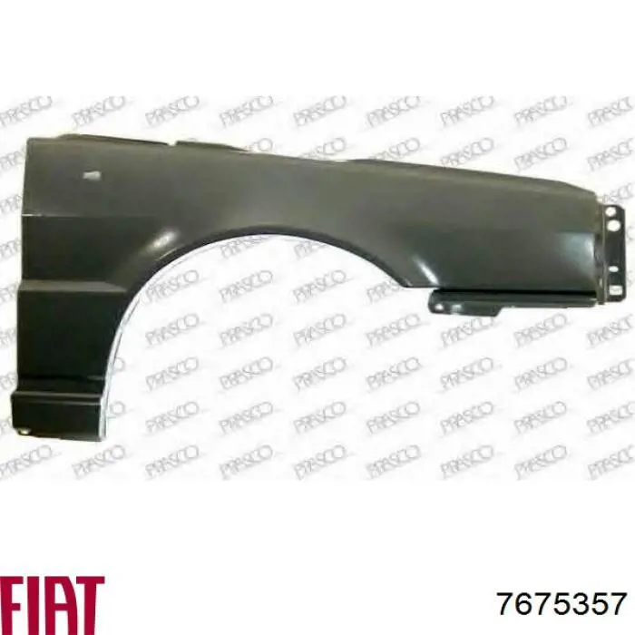 Do koszyka Błotnik przedni lewy Fiat Fiorino  146 Uno