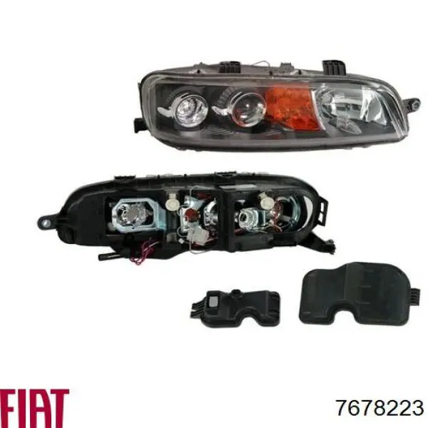Do koszyka 7678223 Fiat/Alfa/Lancia Reflektor prawy