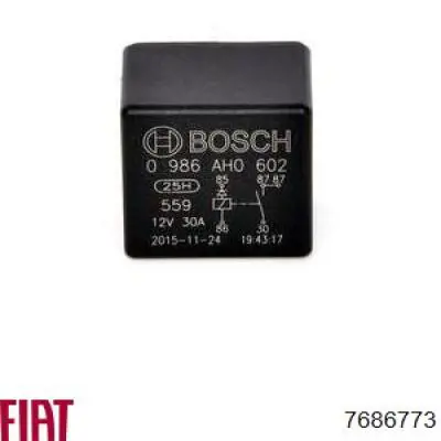 Elektryczne przekaźnik wielofunkcyjne Fiat/Alfa/Lancia 7686773 cena, od 10,90 USD