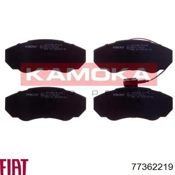 Do koszyka 77362219 Fiat/Alfa/Lancia Klocki hamulcowe przednie tarczowe