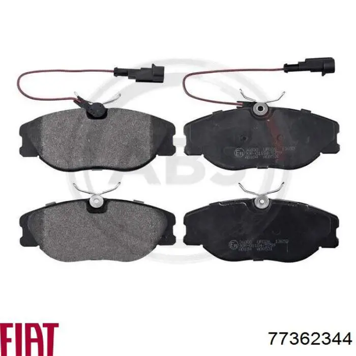 Do koszyka 71748387 Fiat/Alfa/Lancia Klocki hamulcowe przednie tarczowe