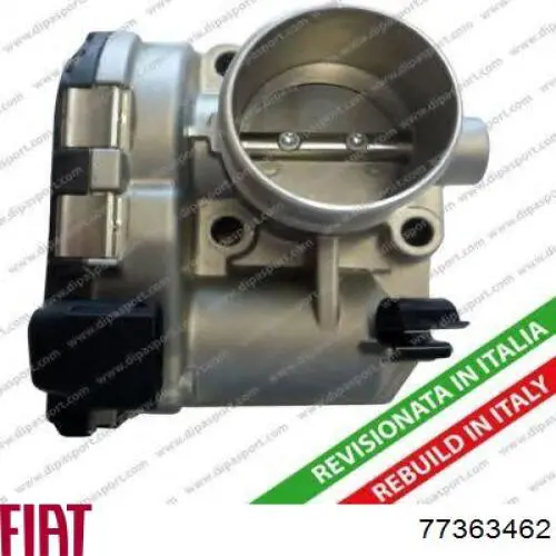 Przepustnica, komplet 77363462 Fiat/Alfa/Lancia