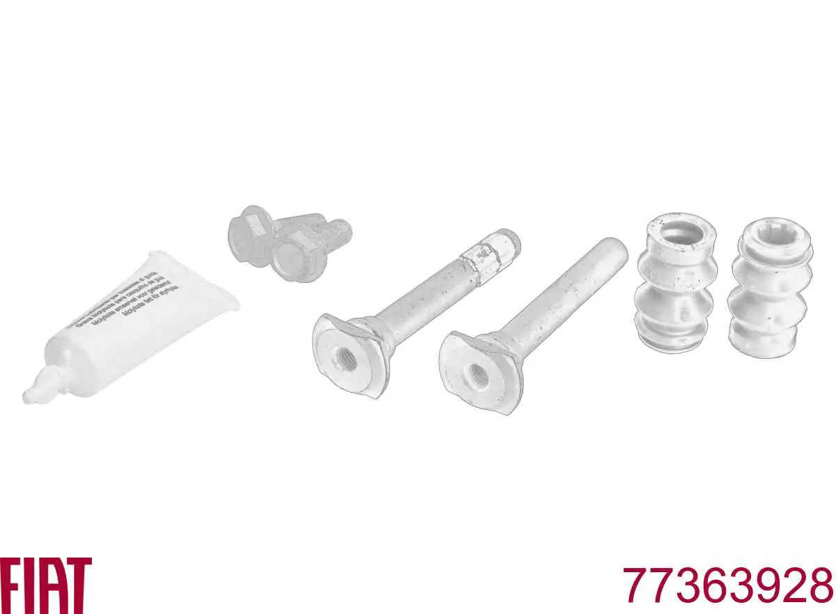 Zestaw naprawczy zacisku hamulcowego przedniego Fiat/Alfa/Lancia 77363928 cena, od 9,67 USD