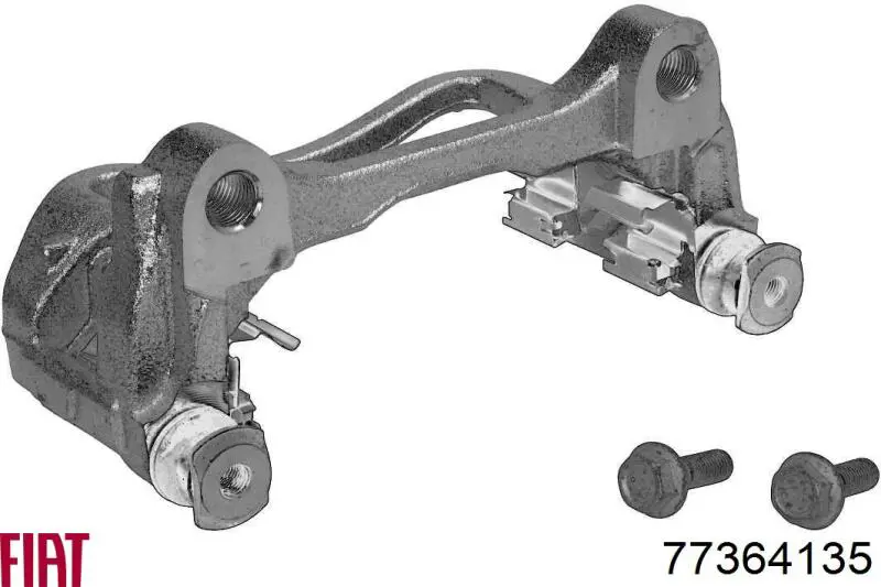 Do koszyka 4404C7 Peugeot/Citroen Jarzmo zacisku hamulcowego tylnego