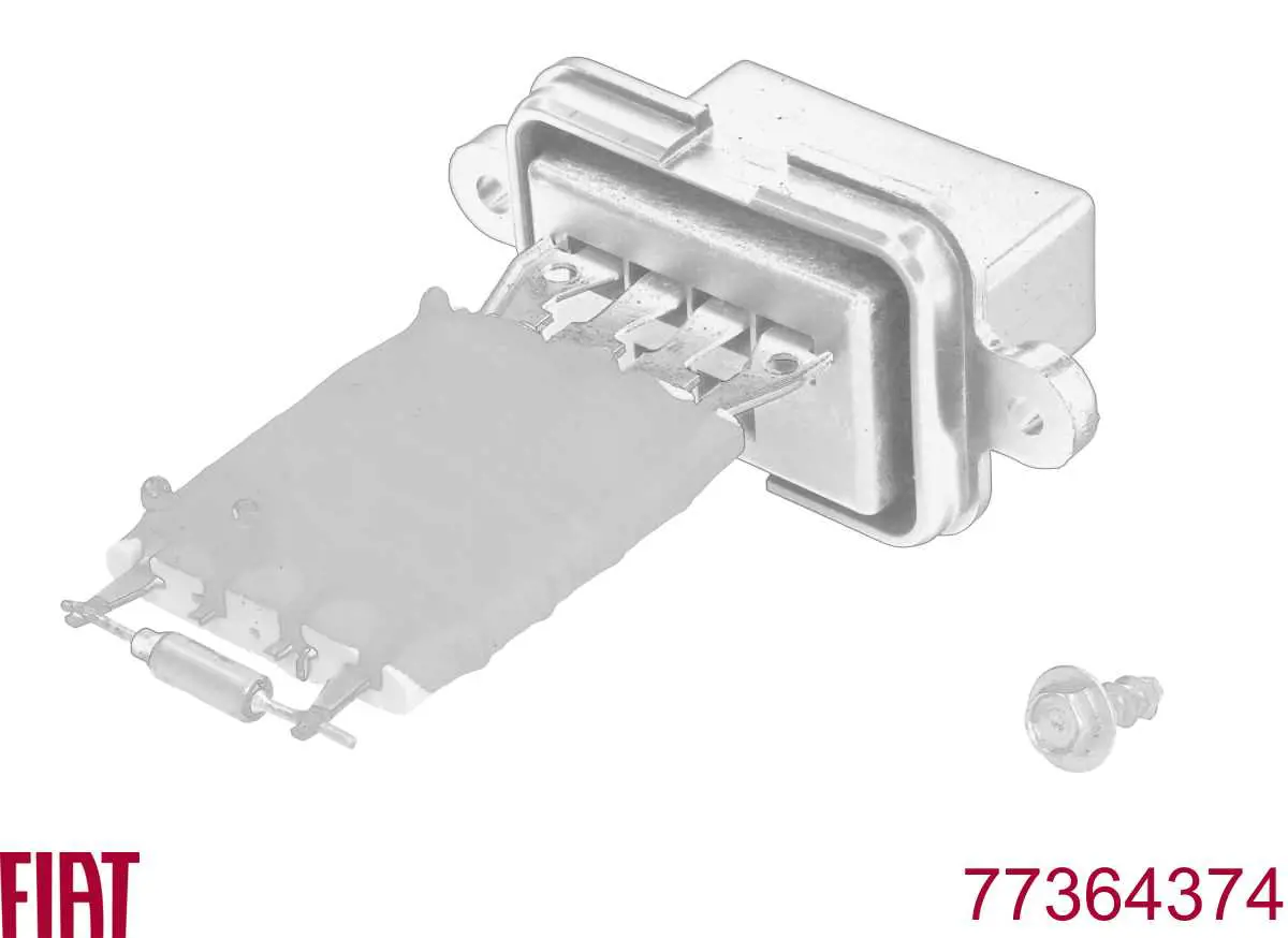 77364374 Fiat/Alfa/Lancia Rezystor wentylatora nagrzewnicy (ogrzewacza kabiny)
