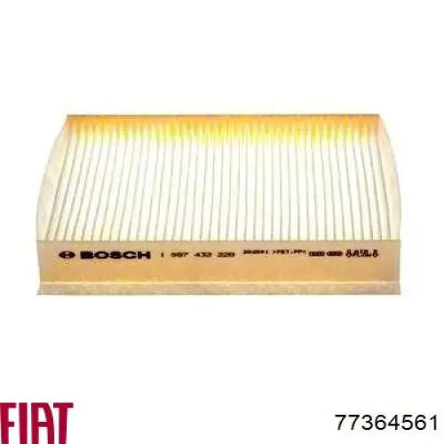 Filtr kabiny Fiat/Alfa/Lancia 77364561 cena, od 8,86 USD