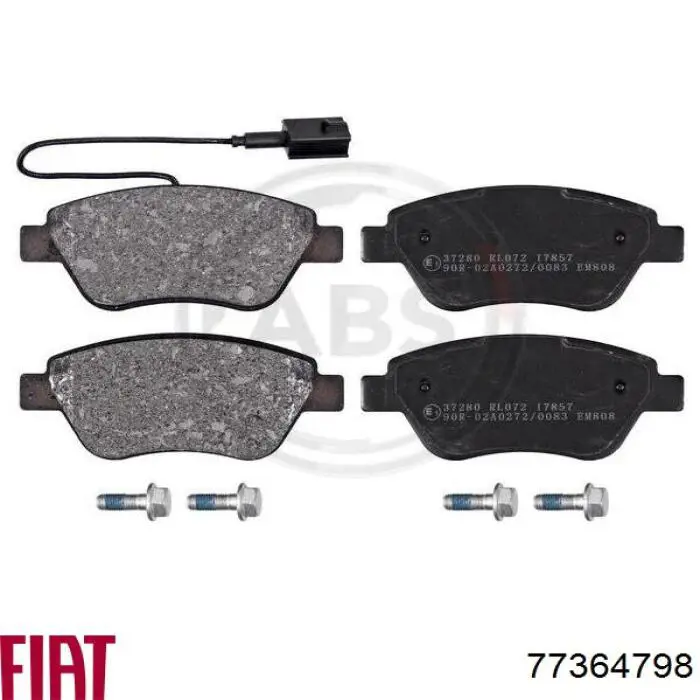 77364798 Fiat/Alfa/Lancia Klocki hamulcowe przednie tarczowe