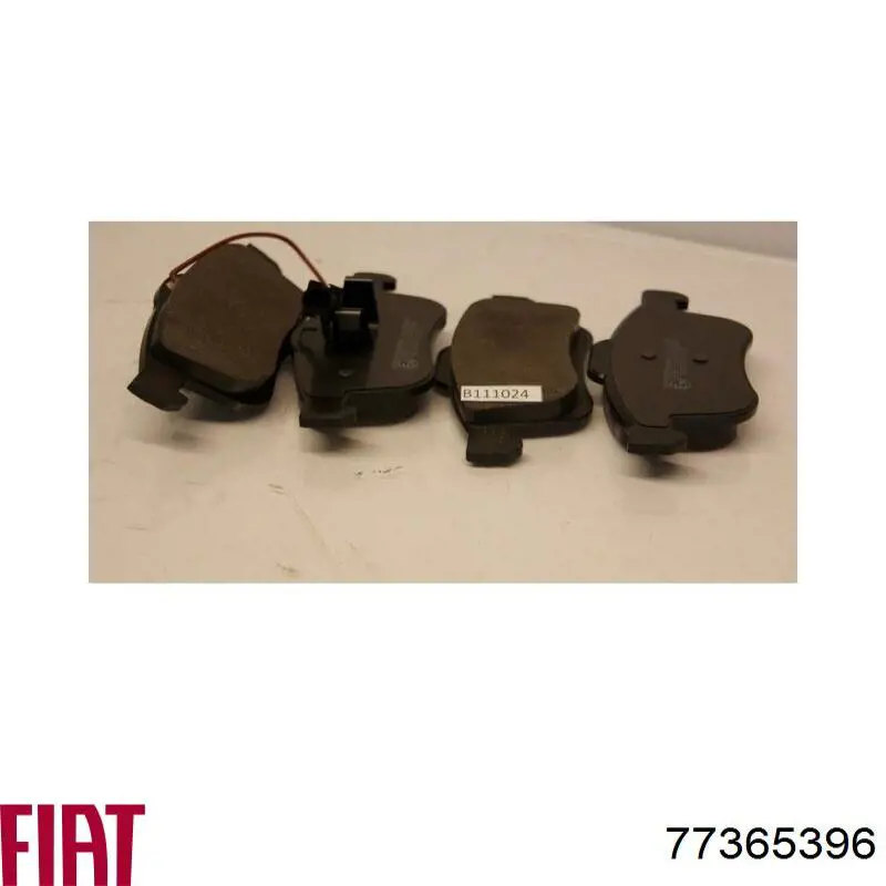 Klocki hamulcowe przednie tarczowe 77365396 Fiat/Alfa/Lancia