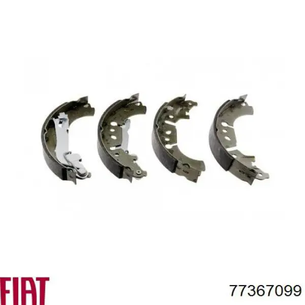 77367099 Fiat/Alfa/Lancia Klocki hamulcowe tylne bębnowe