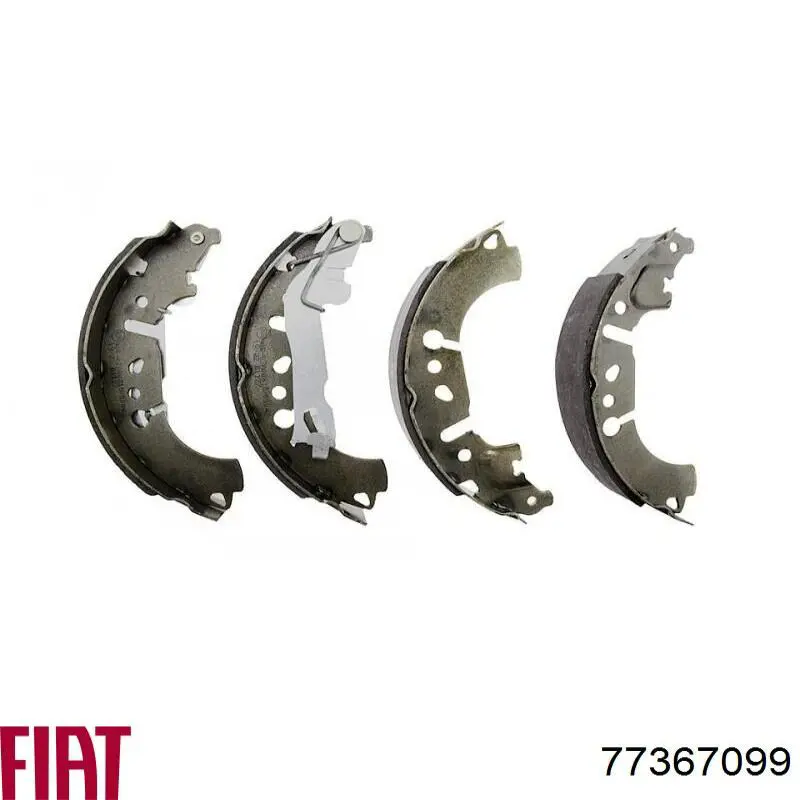 77367099 Fiat/Alfa/Lancia Klocki hamulcowe tylne bębnowe