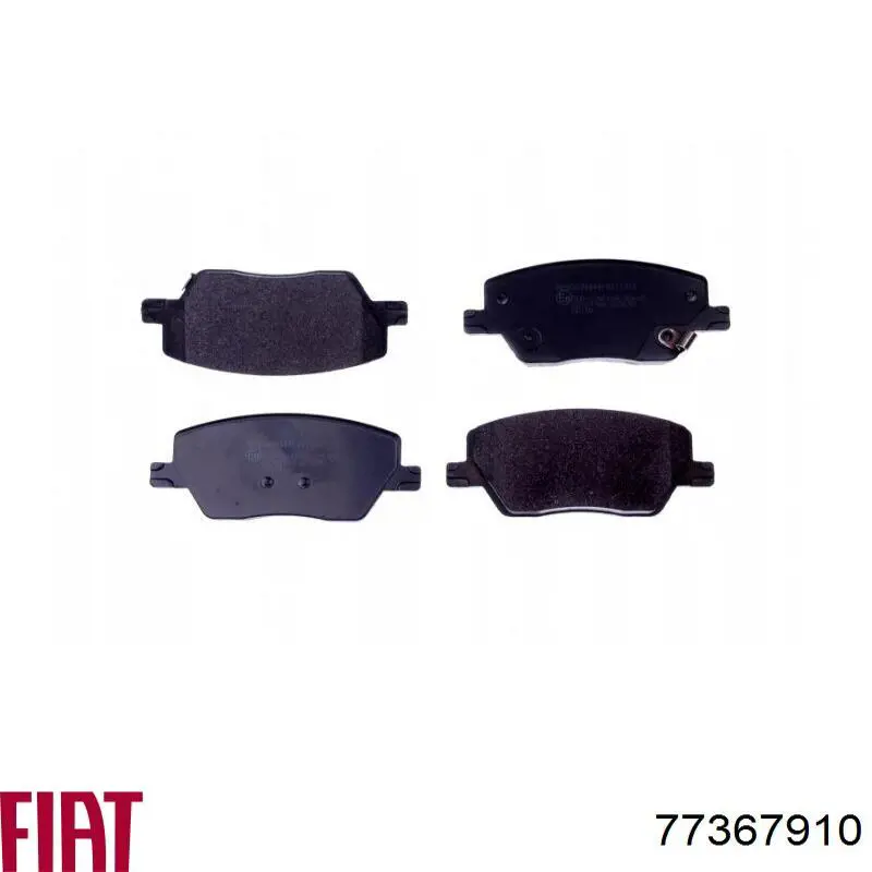 77367910 Fiat/Alfa/Lancia Klocki hamulcowe przednie tarczowe