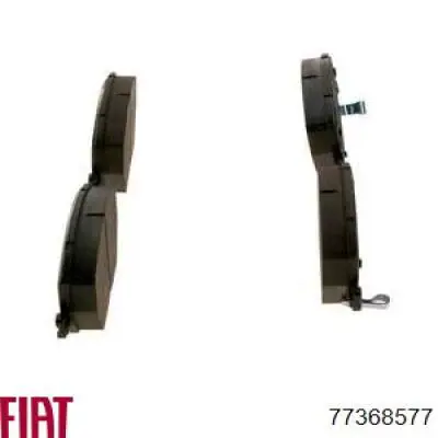Klocki hamulcowe przednie tarczowe Fiat/Alfa/Lancia 77368577 cena, od 36,98 USD