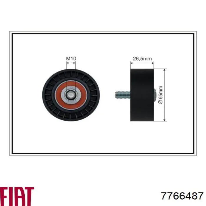 Napinacz paska napędowego Fiat/Alfa/Lancia 7766487 cena, od 17,32 USD