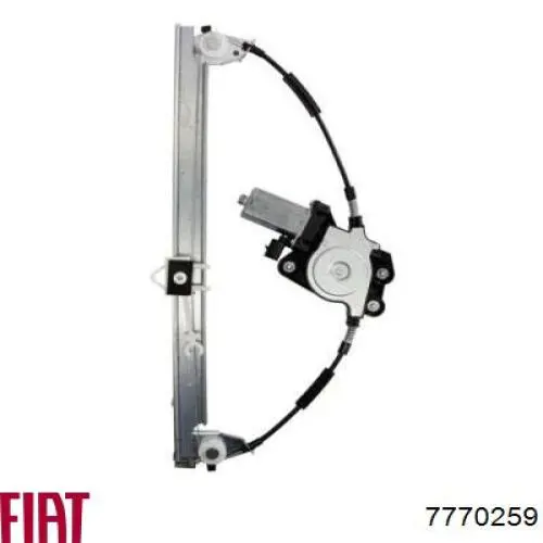 Mechanizm podnoszenia szyby drzwi przednich lewych Fiat/Alfa/Lancia 7770259 cena, od 54,48 USD