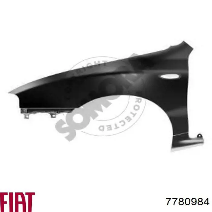 Błotnik przedni lewy Fiat Marea kombi (185) (1996 - 2007) cena, od 74,04 USD