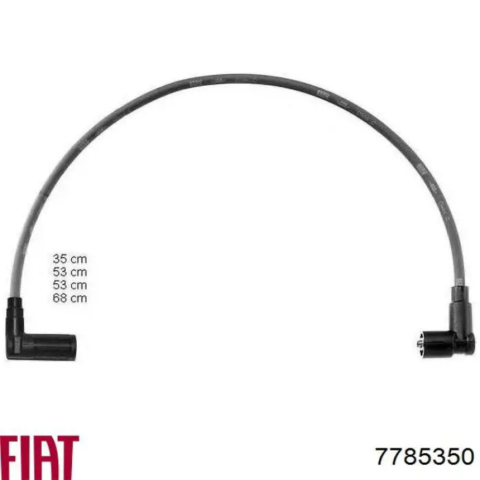 Zestaw przewodów wysokiego napięcia Fiat/Alfa/Lancia 7785350 cena, od 35,43 USD