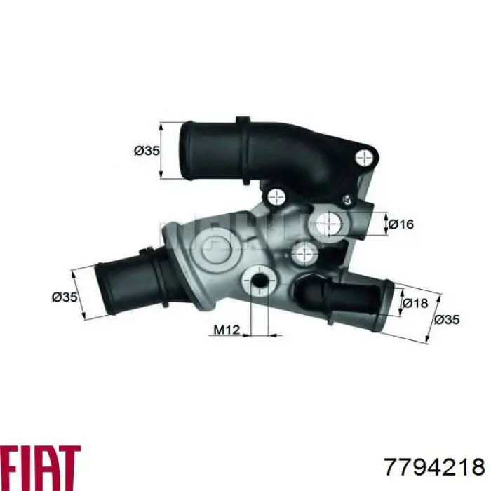 Do koszyka 7794218 Fiat/Alfa/Lancia Termostat