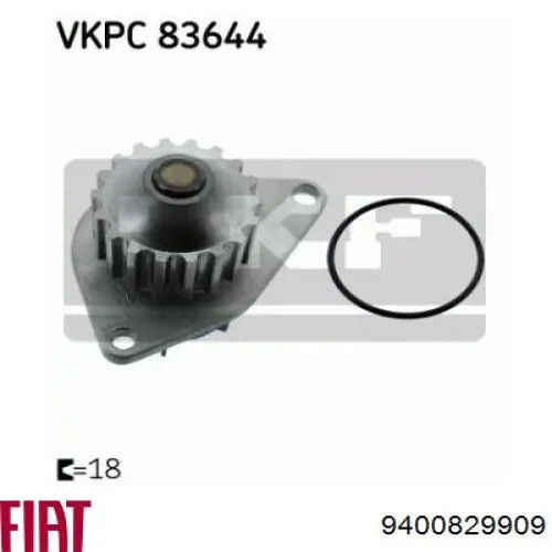 Rolka napinacza paska rozrządu 9400829909 Fiat/Alfa/Lancia