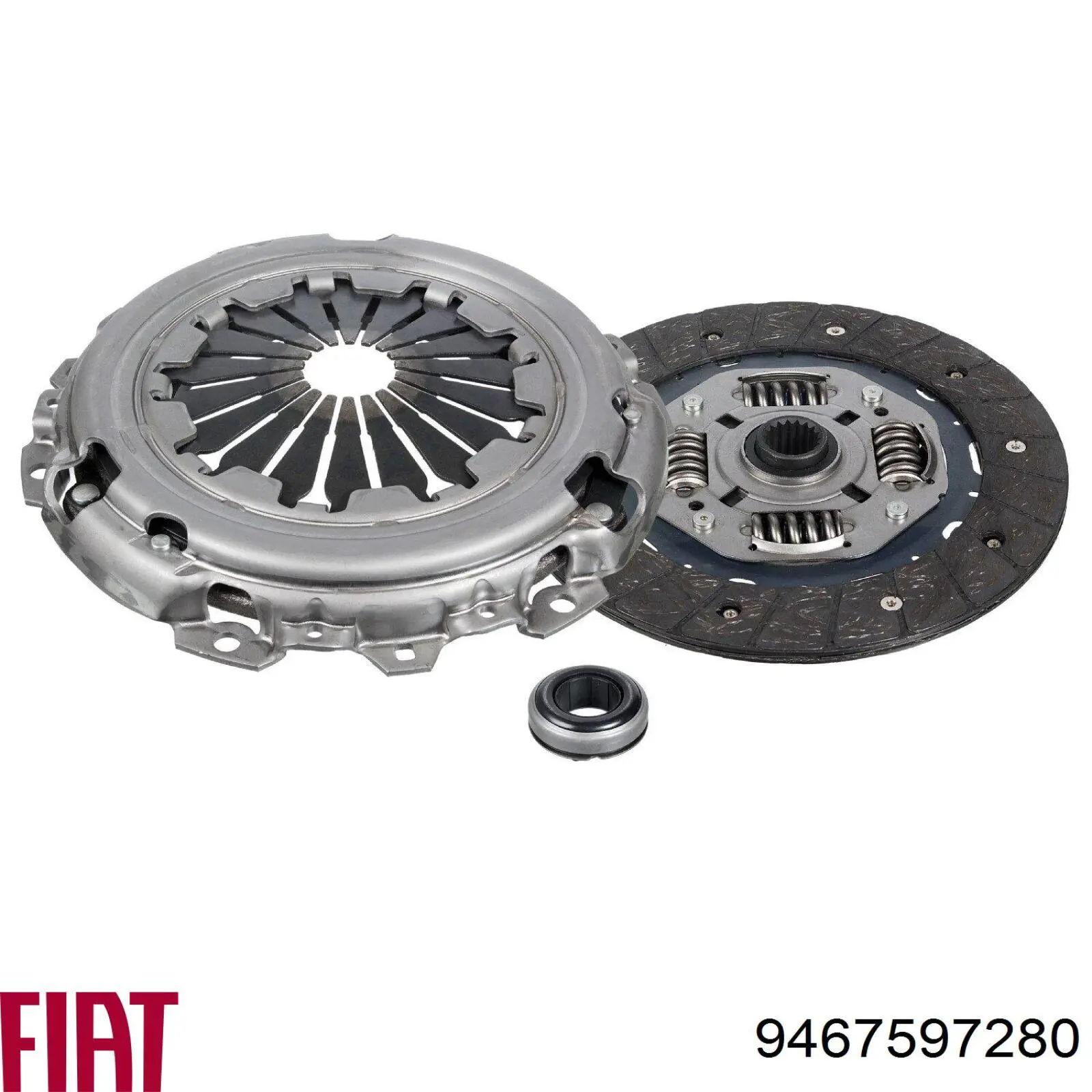 Do koszyka 9467597280 Fiat/Alfa/Lancia Zestaw sprzęgła (3 części)