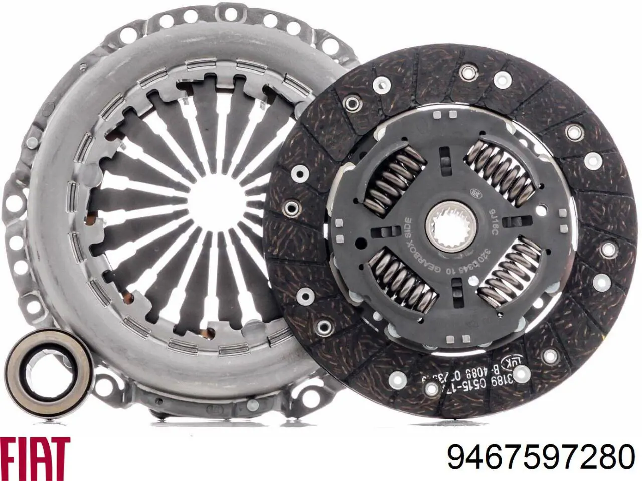 Zestaw sprzęgła (3 części) 9467597280 Fiat/Alfa/Lancia