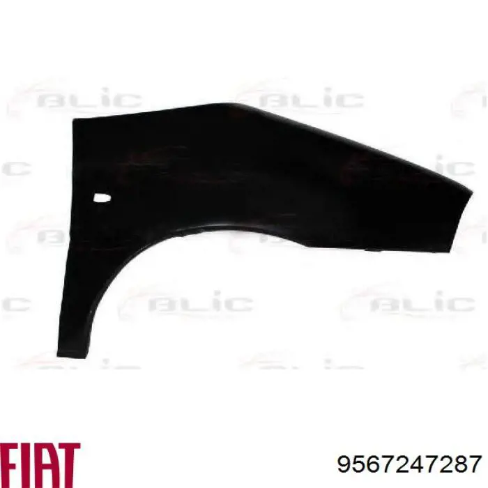 Do koszyka Błotnik przedni lewy Citroen Jumpy I BU