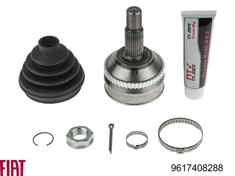 Do koszyka 9617408288 Fiat/Alfa/Lancia Półoś napędowa przednia prawa