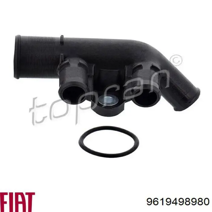 9619498980 Fiat/Alfa/Lancia Kołnierz układu chłodzenia (trójnik)