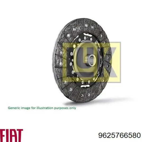 Tarcza sprzęgła 9625766580 Fiat/Alfa/Lancia