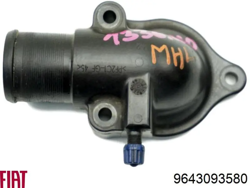 Obudowa termostatu Fiat/Alfa/Lancia 9643093580 cena, od 67,60 USD