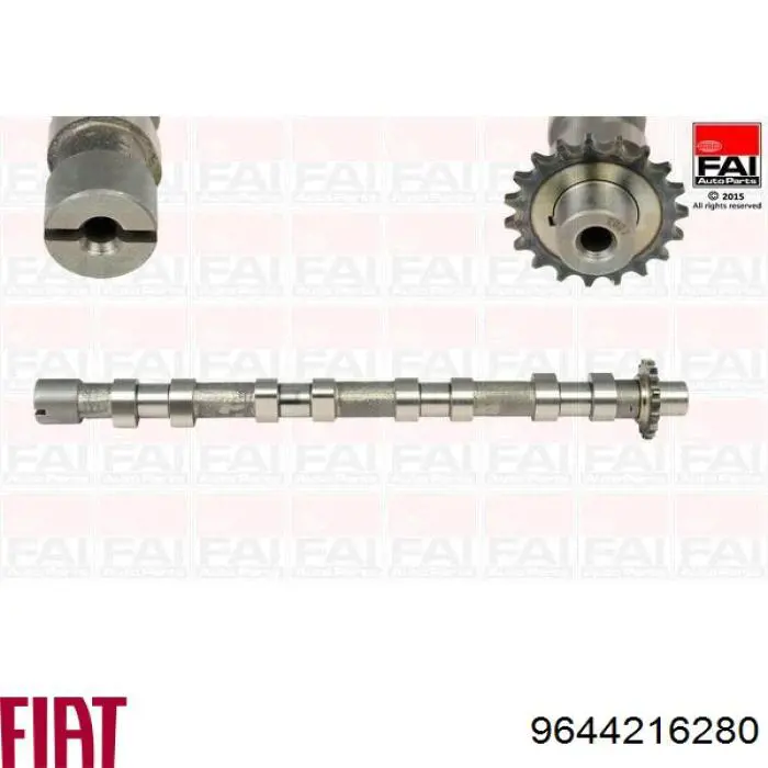 9644216280 Fiat/Alfa/Lancia wał rozrządu silnika ssący, dolotowy