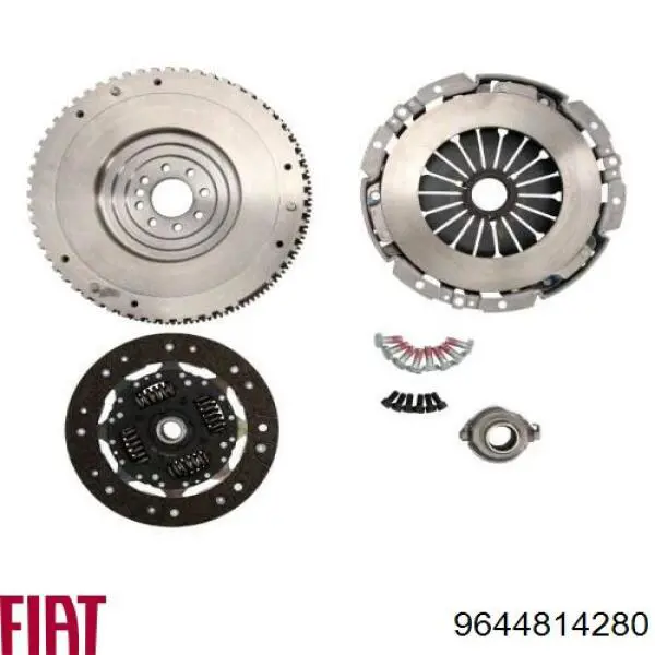 Do koszyka 9644814280 Fiat/Alfa/Lancia Zestaw sprzęgła (3 części)