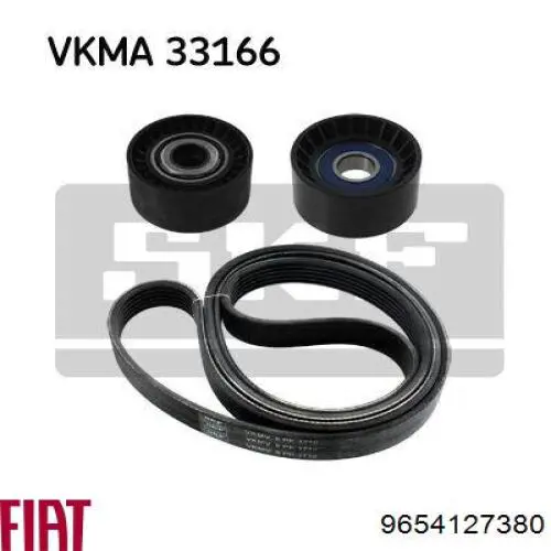 Do koszyka 9654127380 Fiat/Alfa/Lancia Napinacz paska napędowego